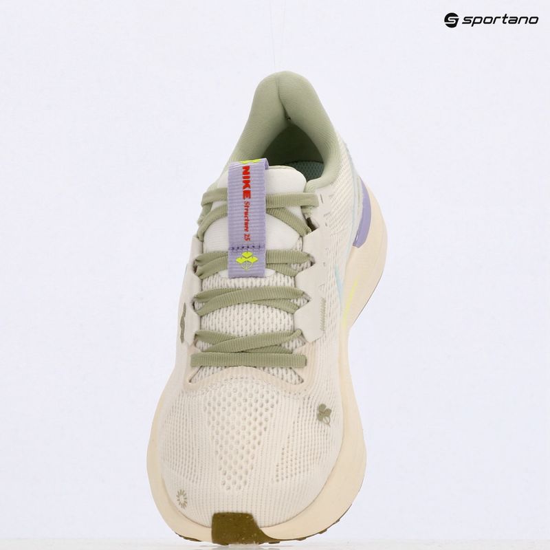 Nike Structure 25 scarpe da corsa donna vela/avorio pallido/volt/blu ghiacciaio 9