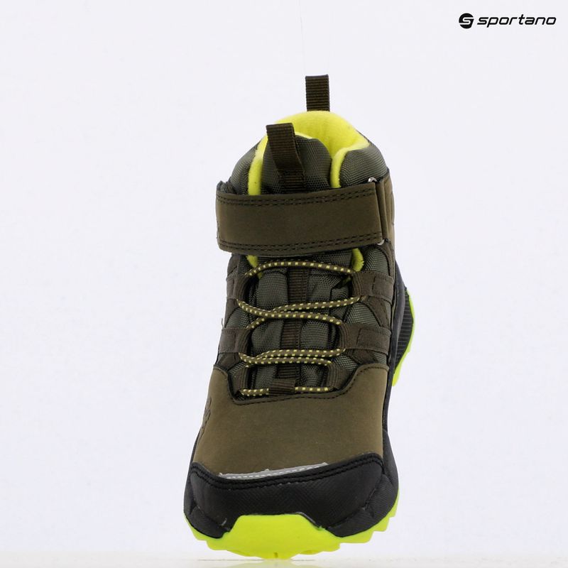 Scarpe da bambino Kappa Thabo Tex army/lime 11