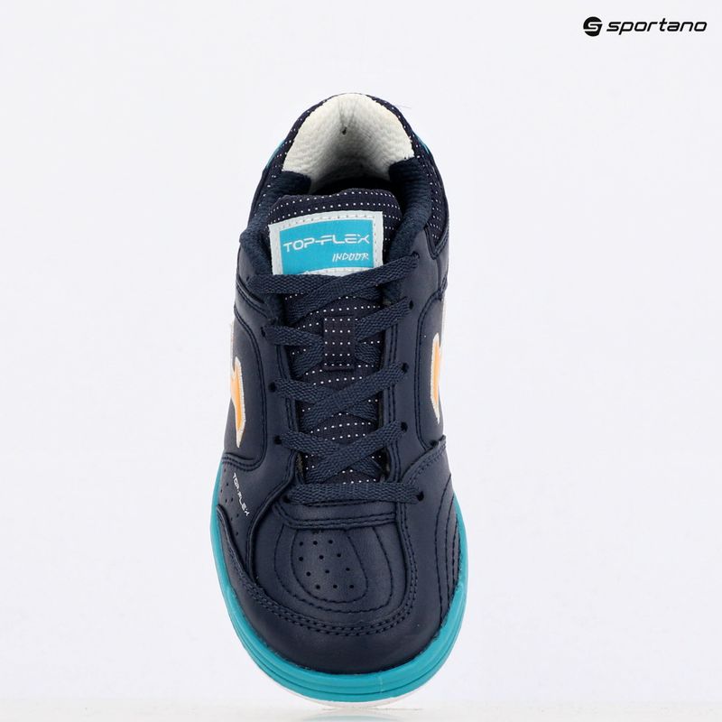 Scarpe da calcio per bambini Joma Top Flex Jr IN blu/marino 9