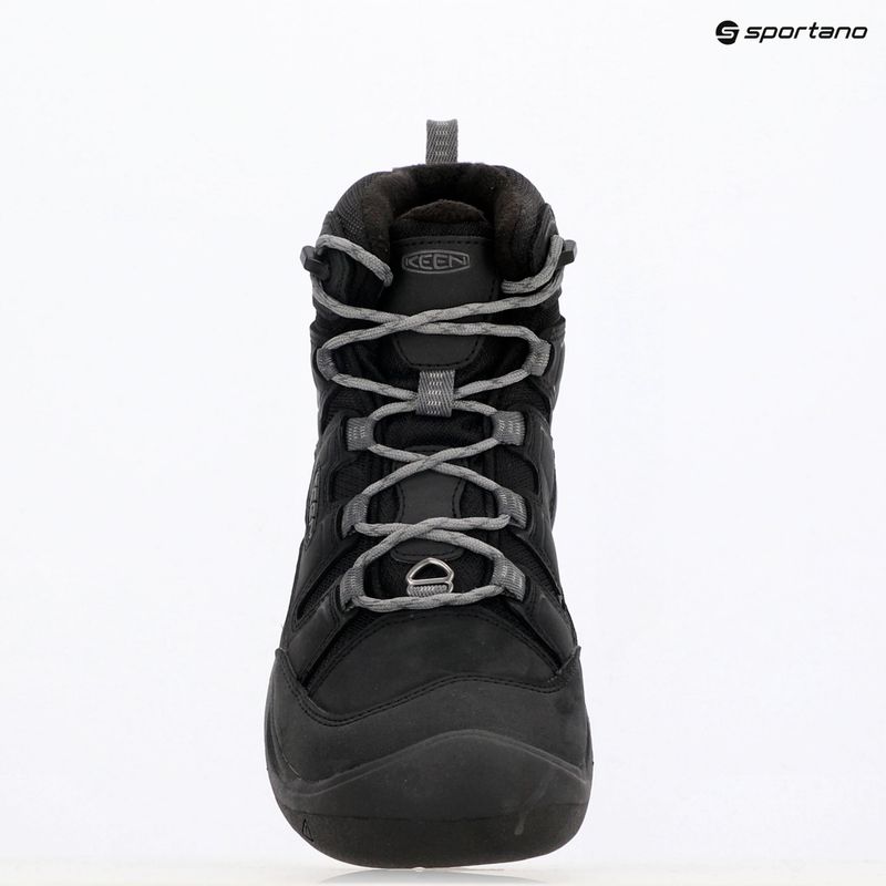 Scarpe da trekking da uomo KEEN Circadia Mid Polar nero/grigio acciaio 14