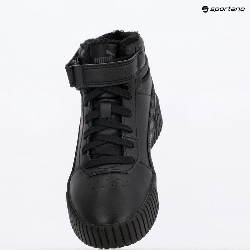PUMA Carina 2.0 Mid Winter Jr scarpe da bambino puma nero/puma nero/ombra scura 15