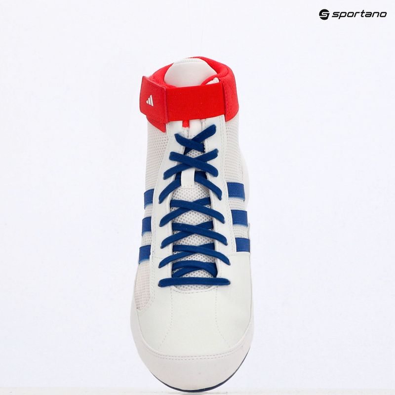 Scarpe da wrestling uomo adidas Havoc cloud bianco / collegiale royal / rosso attivo 9