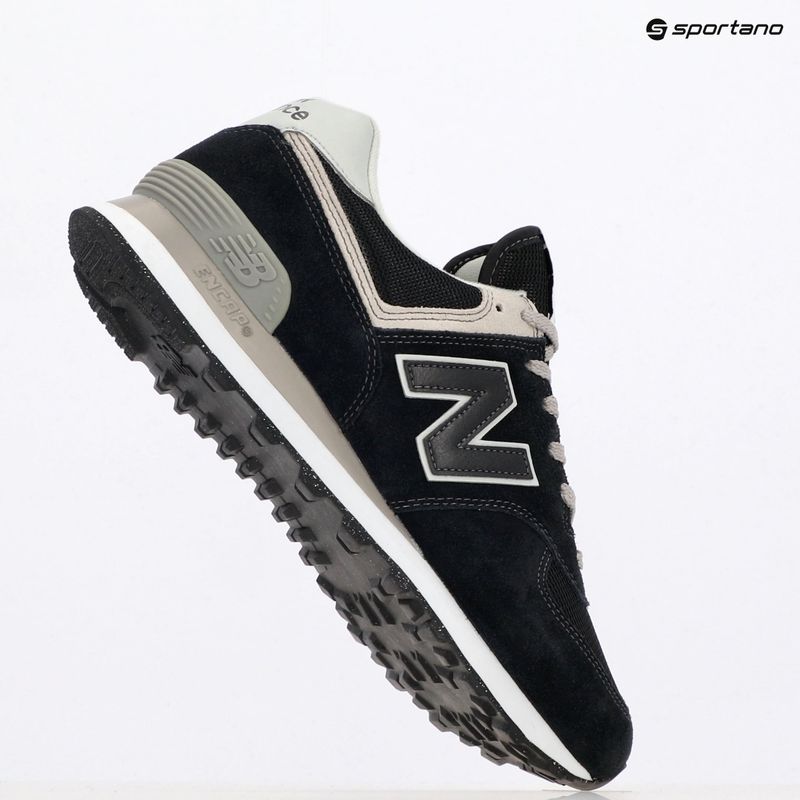 New Balance Classic 574's V3 Wide nero/grigio scarpe da uomo 9