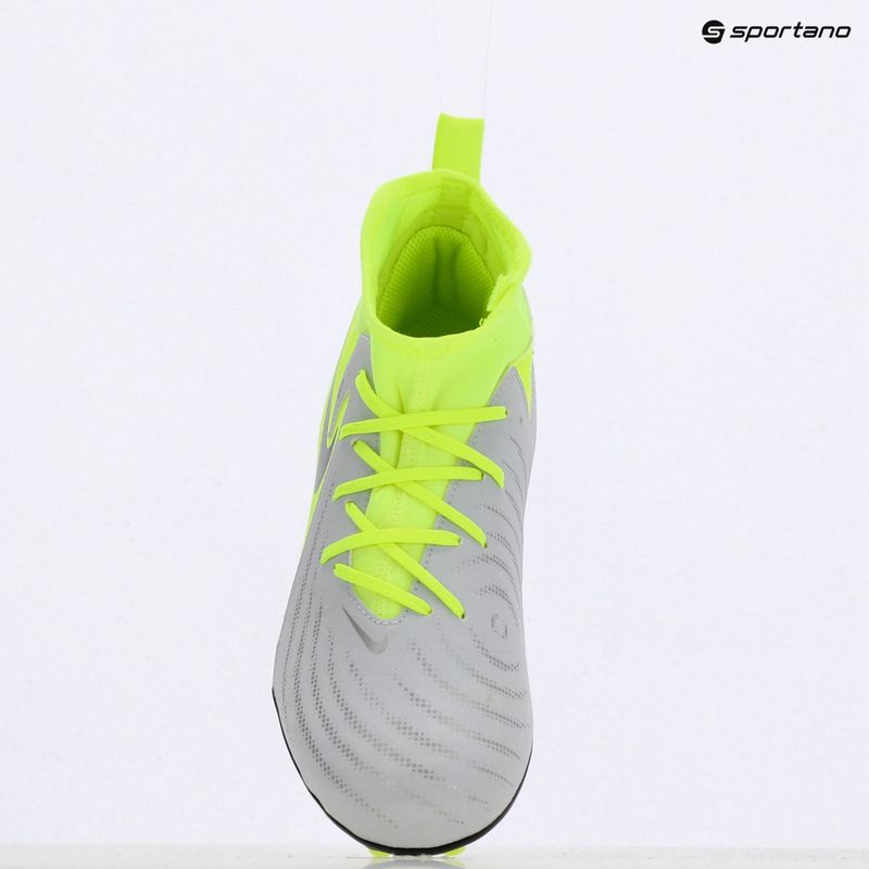 Nike Phantom Luna 2 Academy AG Jr scarpe da calcio bambino argento metallico/nero/volt 9