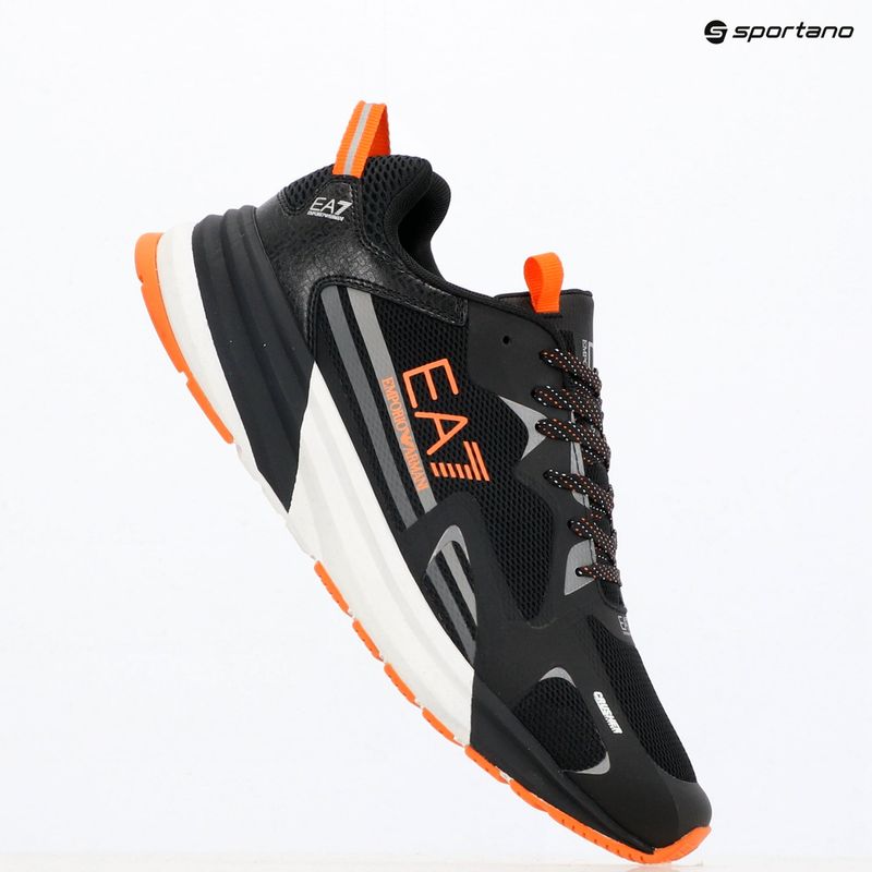 EA7 Emporio Armani Crusher Distance Thunder nero / autunno tramonto scarpe 9