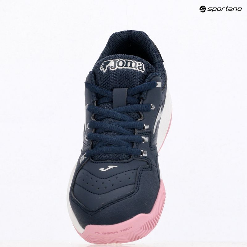 Scarpe da tennis per bambini Joma Master 1000 JR C blu navy/ rosa 7