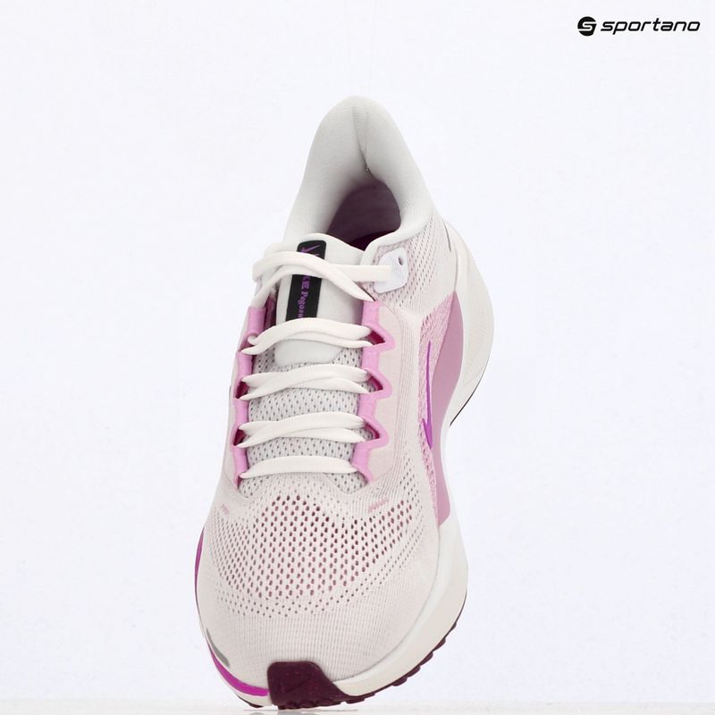 Nike Pegasus 41 donne scarpe da corsa bianco / nero / oltre rosa / ipervioletto 9