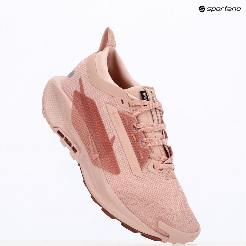Nike Pegasus Trail 5 GTX scarpe da corsa donna rosa oxford/rosso stardust/rosso sepia 9