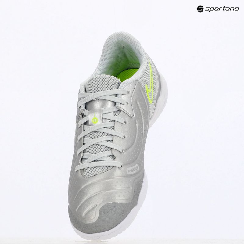 Scarpe da calcio da uomo Nike Tiempo Legend 10 Academy IC argento metallico/bianco/volt 9