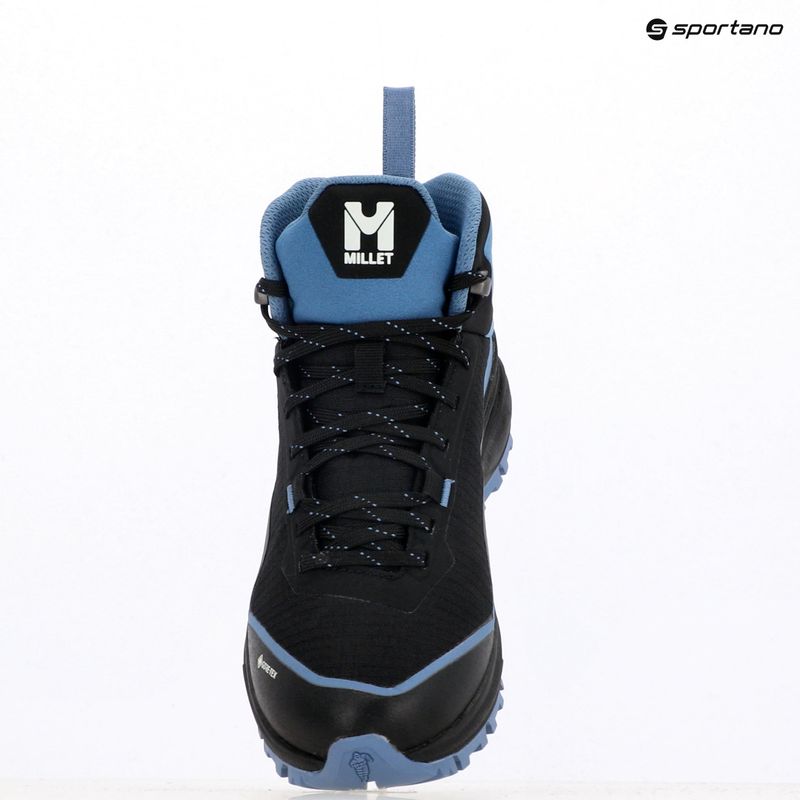 Stivali da trekking da donna Millet Wanaka Mid GTX nero/blu coronet 9