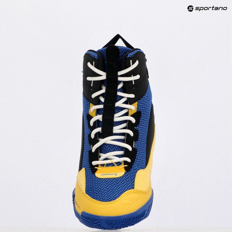 Scarpe da boxe Hayabusa Talon Boxing blu/giallo da uomo 11