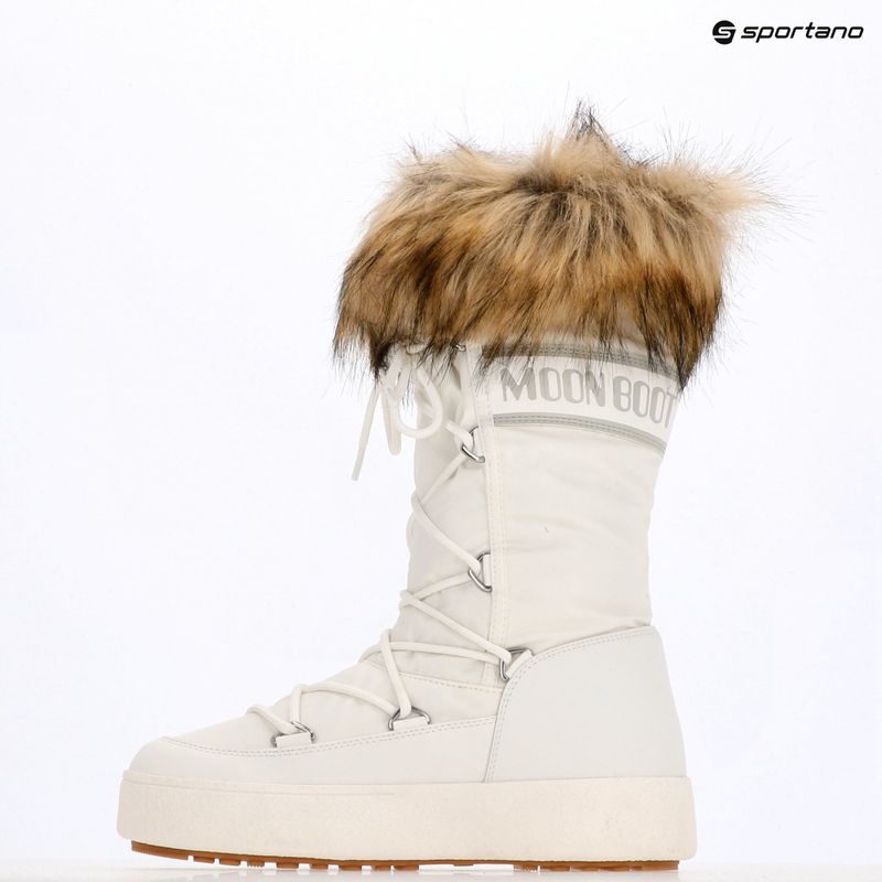 Moon Boot stivali da neve da donna Ltrack Monaco bianco 9