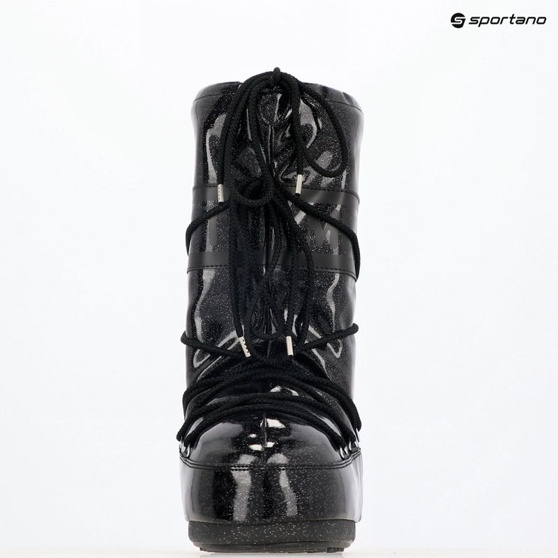 Moon Boot Icon Glitter stivali da neve neri 9