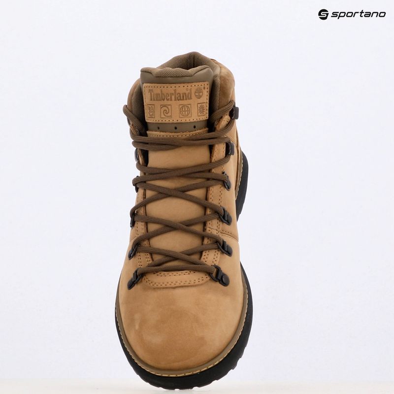 Scarpe Timberland da uomo Hudson Road Mid Lace Waterproof Chukka in nabuk beige medio 9