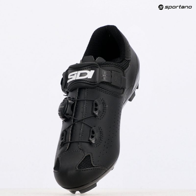 Scarpe da ciclismo MTB da uomo Sidi Eagle 10 nero/nero 14