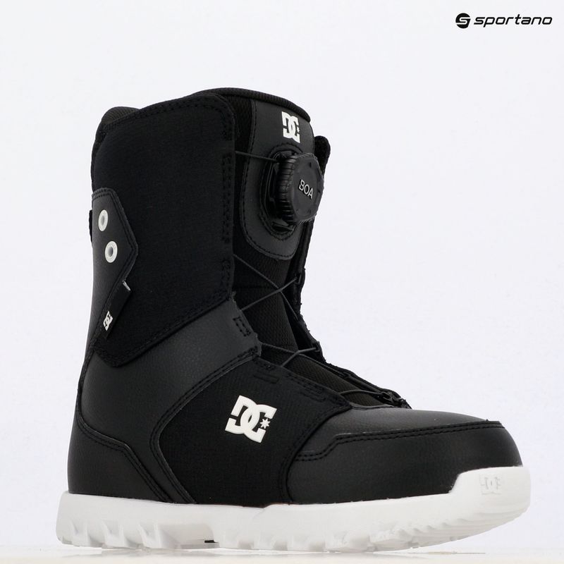 Scarponi da snowboard per bambini DC Youth Scout nero/nero/bianco 6