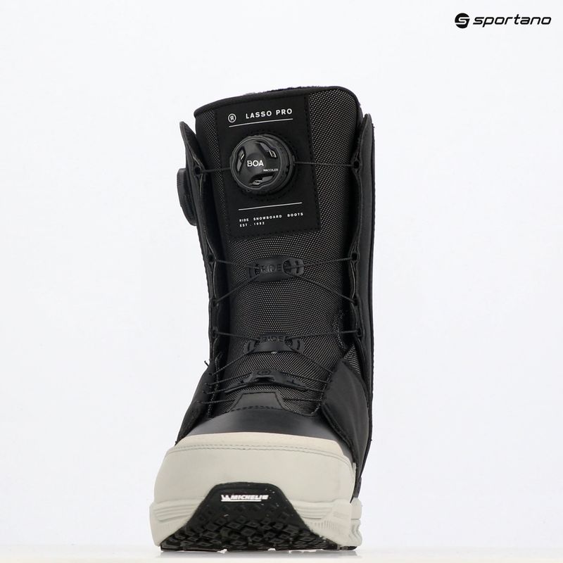 Scarponi da snowboard da uomo RIDE Lasso Pro nero 12