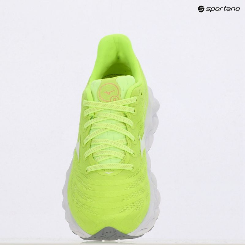 Scarpe da corsa da donna Mizuno Wave Sky 8 mizuno neo lime/bianco/nuovo 9