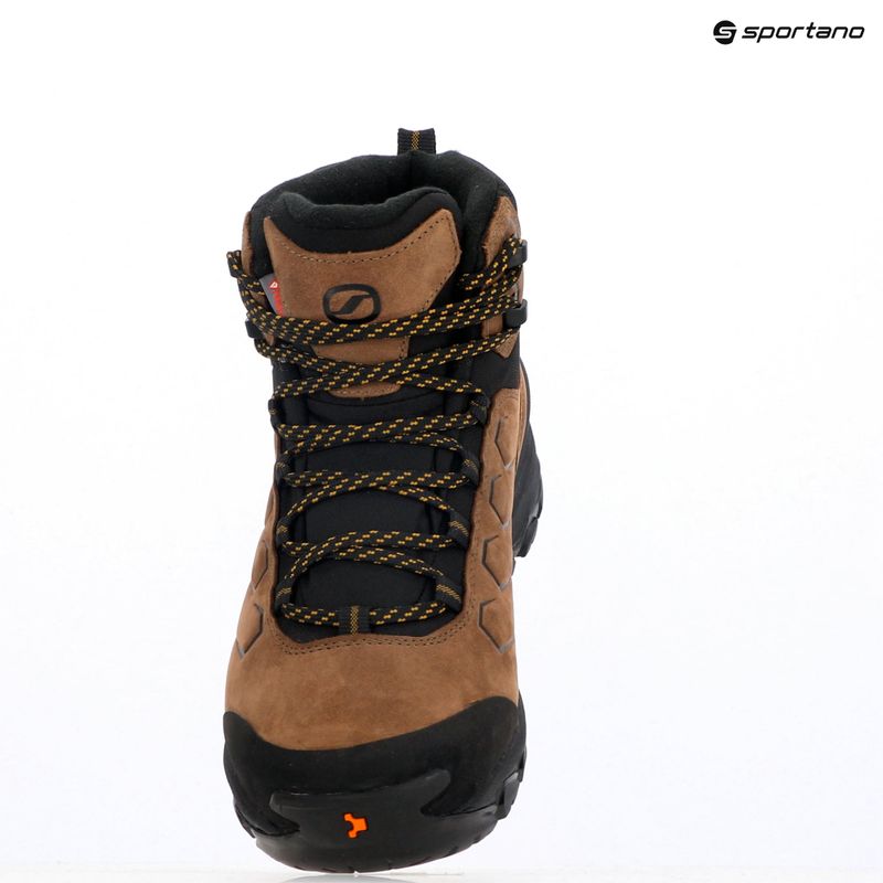 Scarponi da trekking da uomo SCARPA Moraine Polar Gtx marrone scuro / zolfo 9