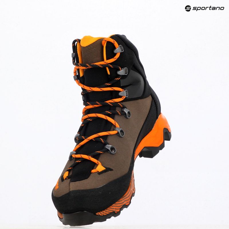 Scarpe da trekking da uomo La Sportiva Aequilibrium Trek GTX chocolate/papaya 9