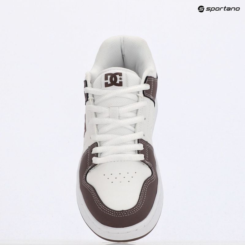 DC Manteca 4 scarpe da uomo bianco / prugna 9