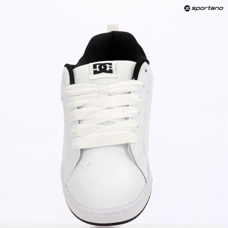 DC Court Graffik scarpe da uomo bianco / nero / nero 9