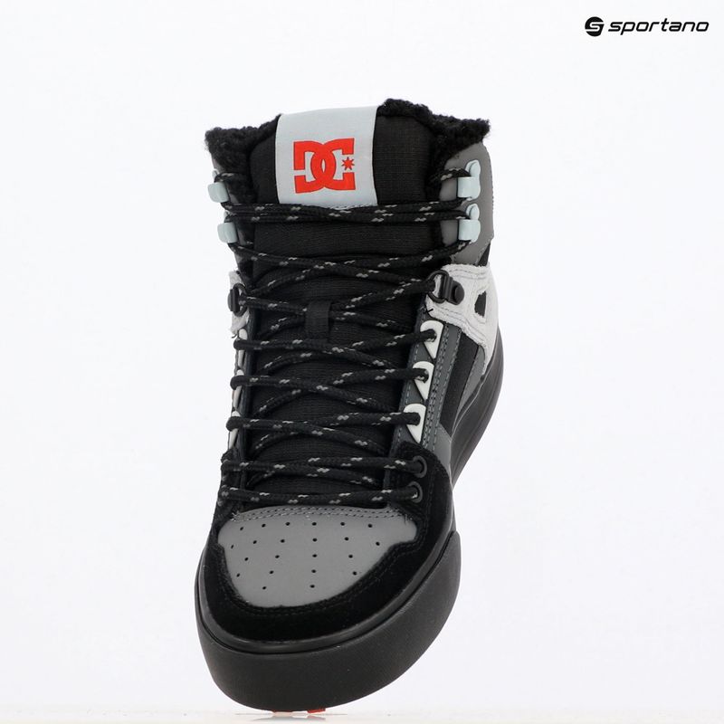 Scarpe DC Pure High-Top da uomo grigio / nero / rosso 9