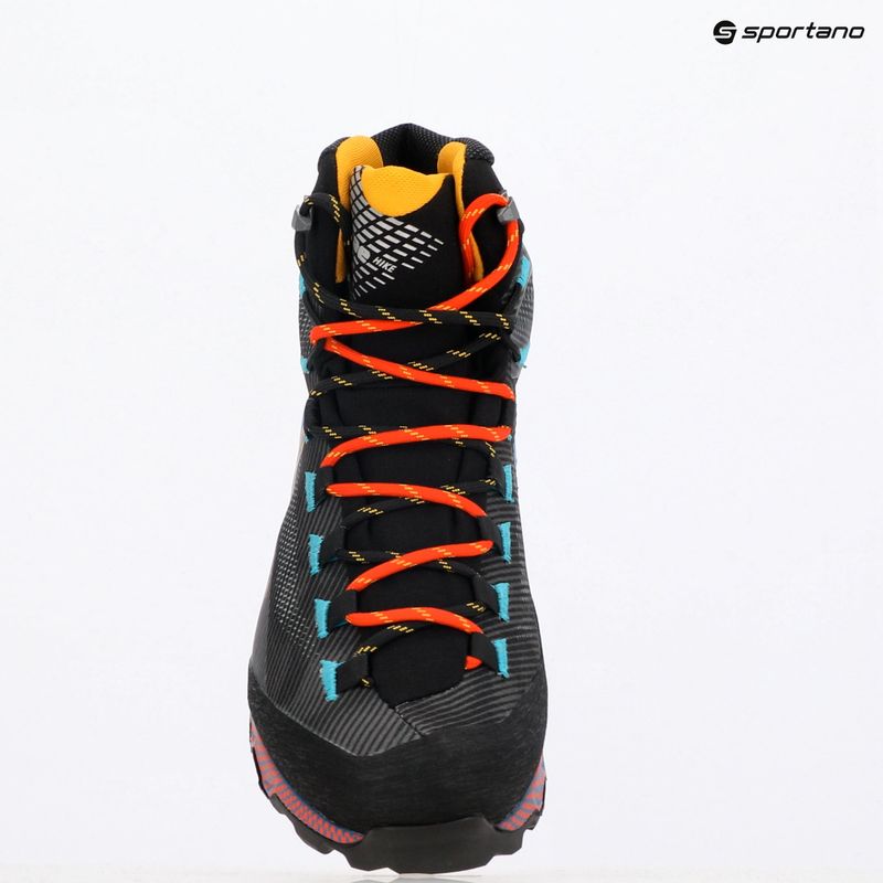 Scarpe da trekking da uomo La Sportiva Aequilibrium Hike GTX carbonio/blu tropicale 12