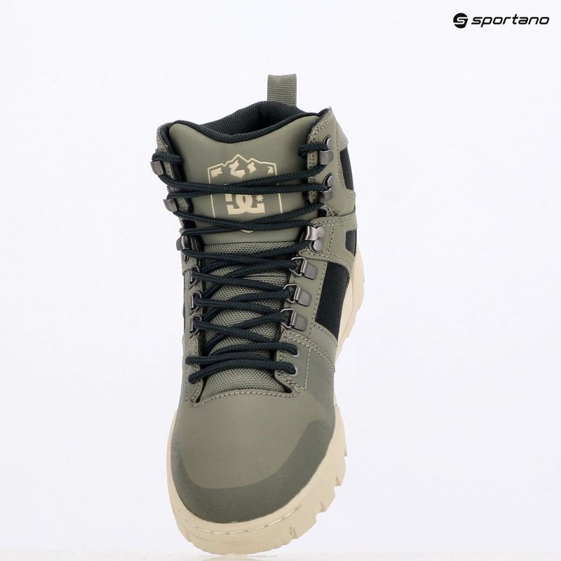 Scarpe DC da uomo Pure High Top WR verde / nero / bianco 9