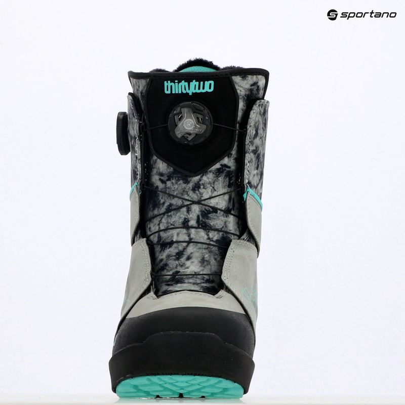 Stivali da snowboard da donna ThirtyTwo Lashed Double Boa W'S '24 grigio 7