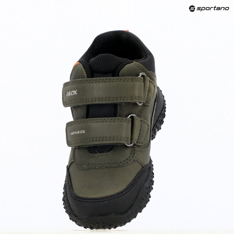 Geox Baltic ABX scarpe da bambino verde scuro/arancio 9