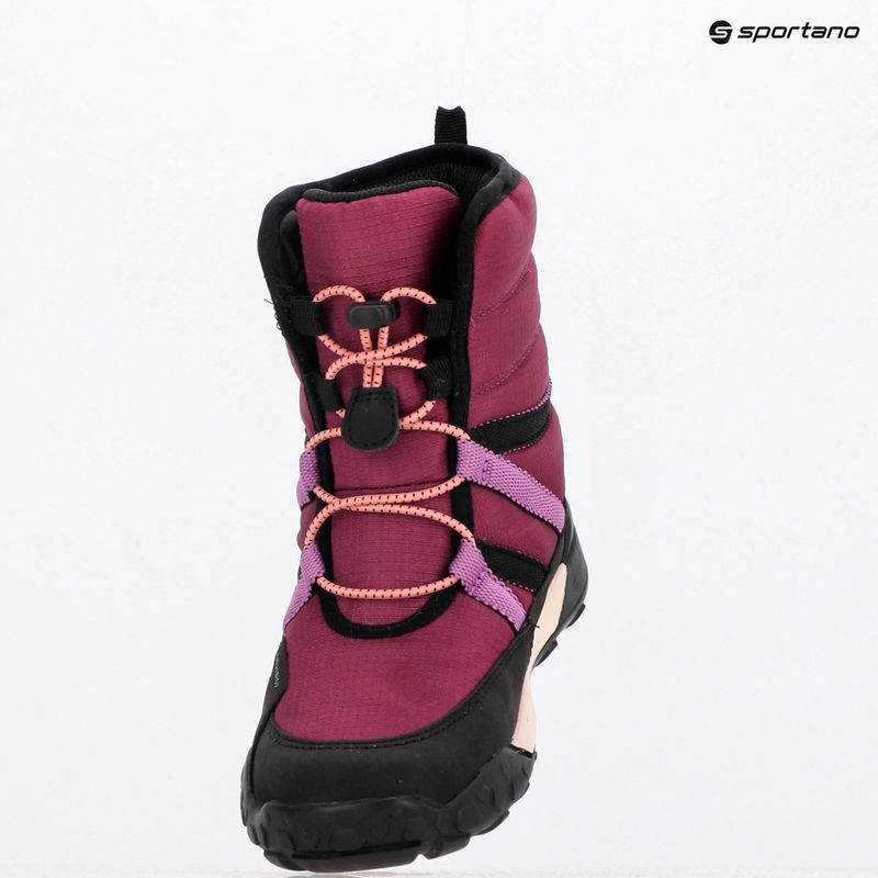 Geox Trekkyup ABX lampone scuro/nero stivali da neve junior 15