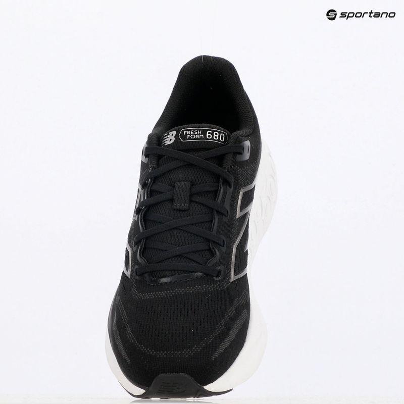 New Balance Fresh Foam 680 v8 nero/bianco uomini scarpe da corsa 9