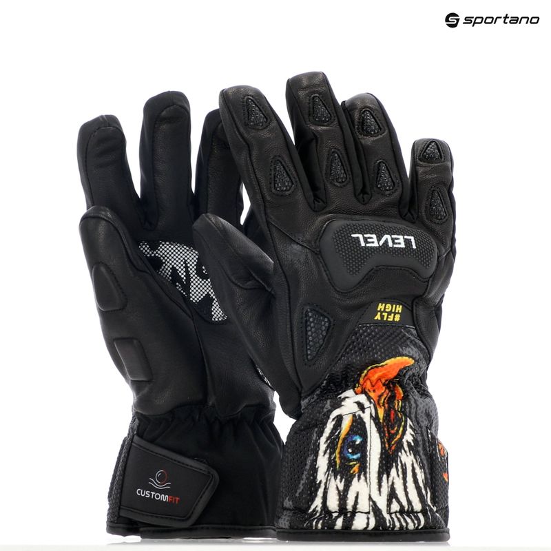Guanto da sci per bambini Level Sq JR CF pk nero 7