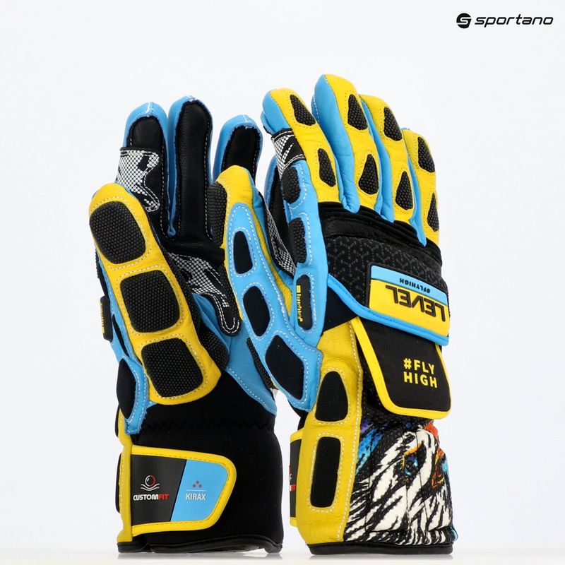 Guanto da sci Level Worldcup CF giallo/blu 8