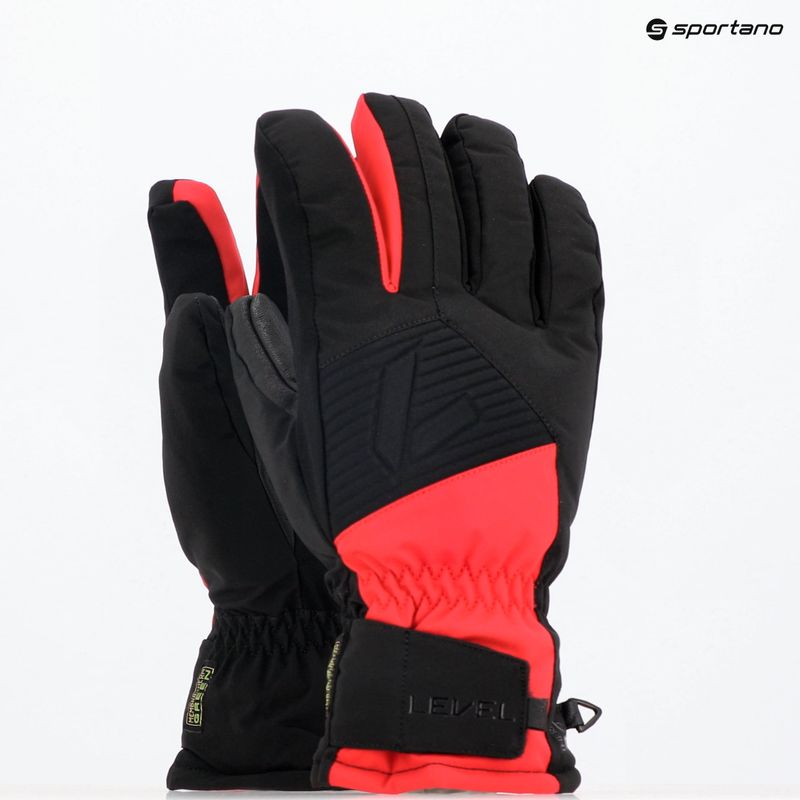 Guanti da sci da uomo Level Legacy rosso 9