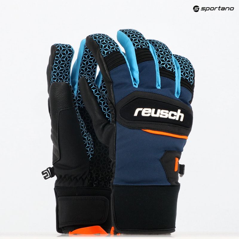 Guanto da sci Reusch Dragon R-Tex XT dress blu/arancio popsicl 12