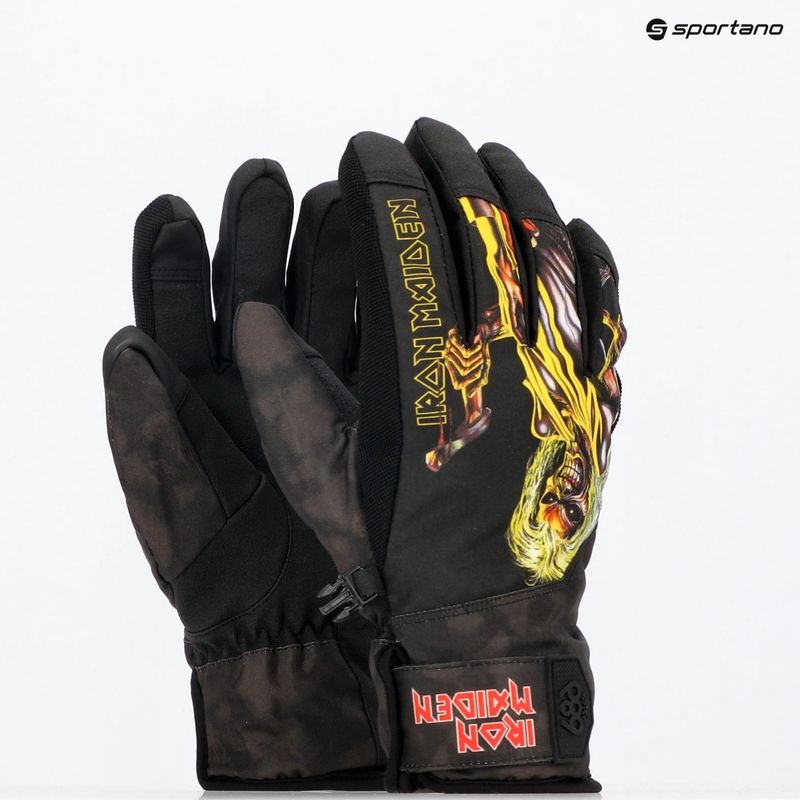 Guanti da snowboard 686 Primer iron maiden eddies nero 10