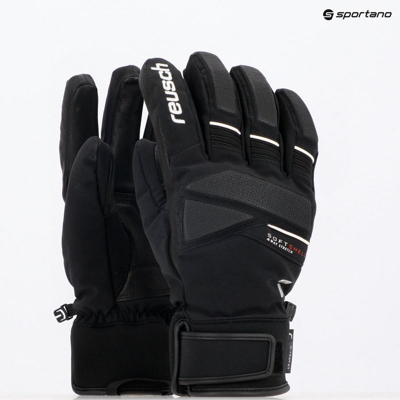 Guanto da sci Reusch Thunder R-Tex XT bianco/nero 11