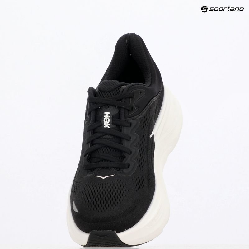 Scarpe da corsa da uomo HOKA Bondi 9 Wide nero/bianco 9