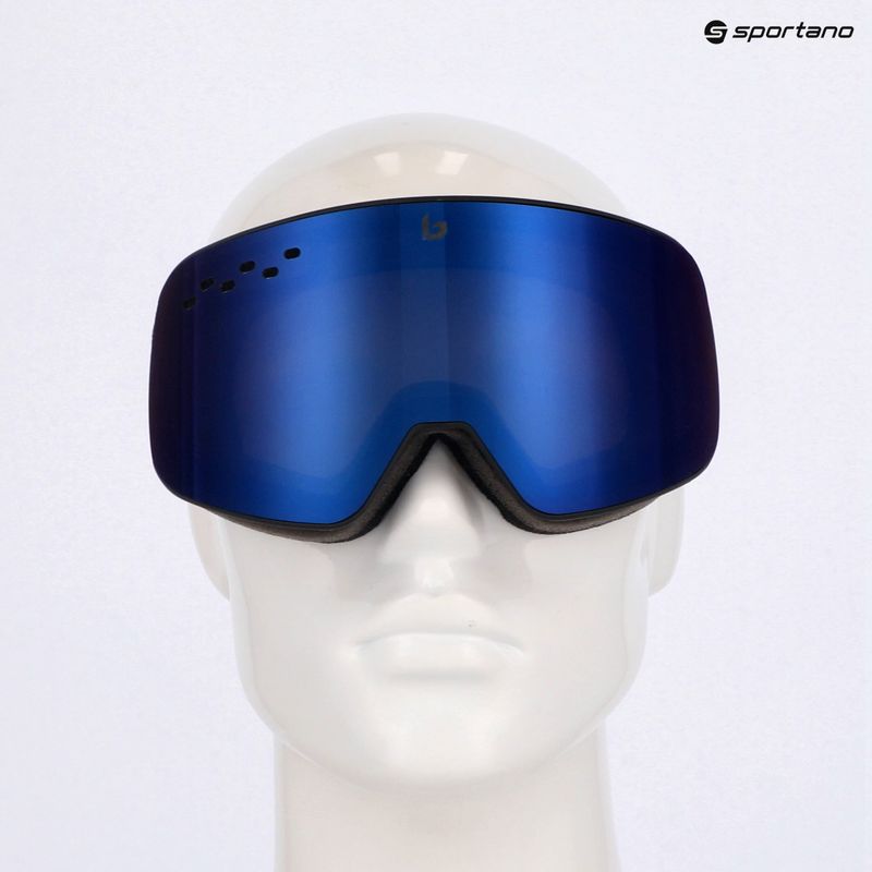 Occhiali da sci Bollé Nevada nero opaco/bronzo blu 8