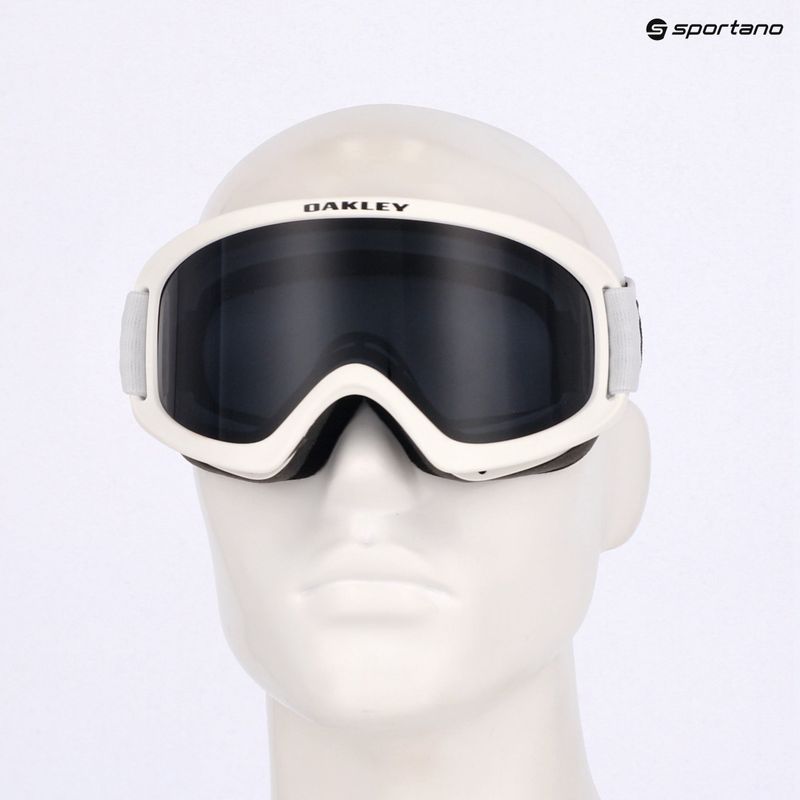 Occhiali da sci Oakley O-Frame 2.0 Pro S bianco opaco/grigio scuro 6
