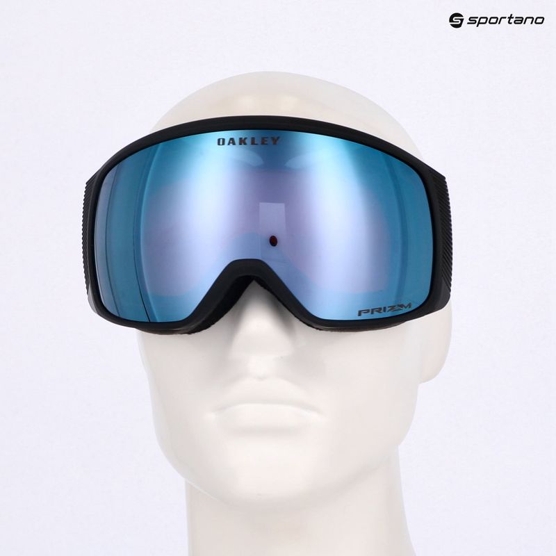 Oakley Flight Tracker M pilota di fabbrica nero/prizm snow sapphire iridium occhiali da sci 6