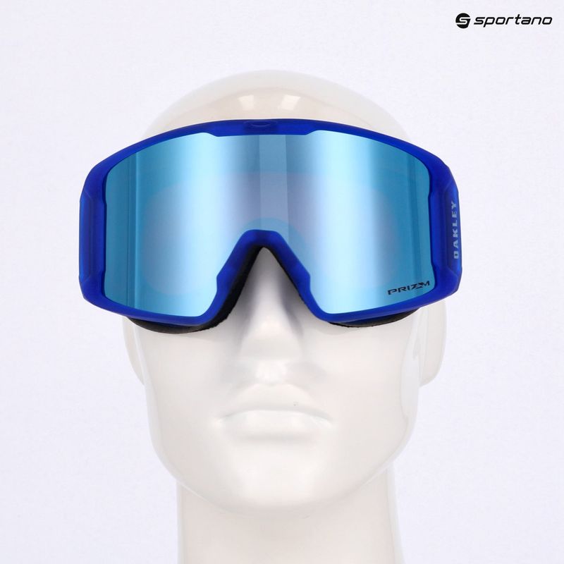 Oakley Line Miner M crystal blue cell/prizm snow sapphire iridium occhiali da sci 5