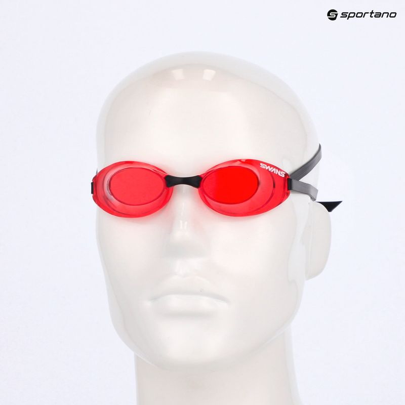 Occhiali da nuoto SWANS Sniper SR-1 ON fumo scuro/rosso 6
