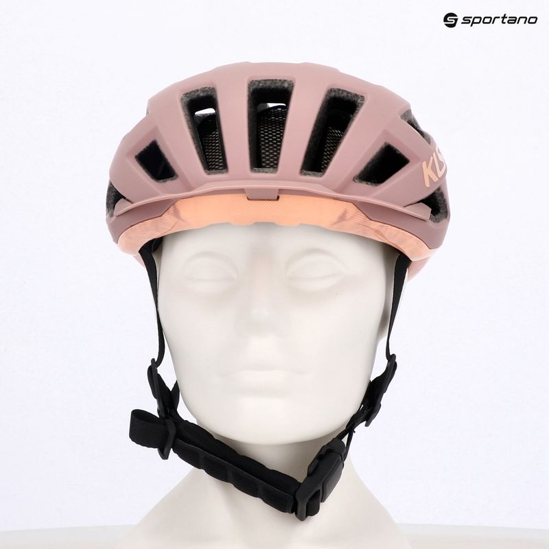 Casco da bicicletta Kellys Dynamic II oro rosa 9