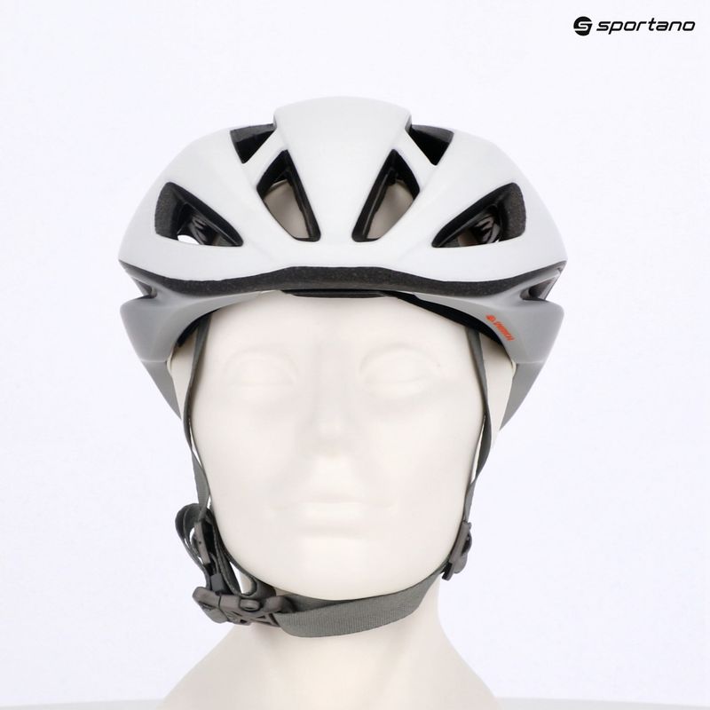 Casco da bicicletta Giro Eclipse MIPS Spherical bianco/argento opaco 8