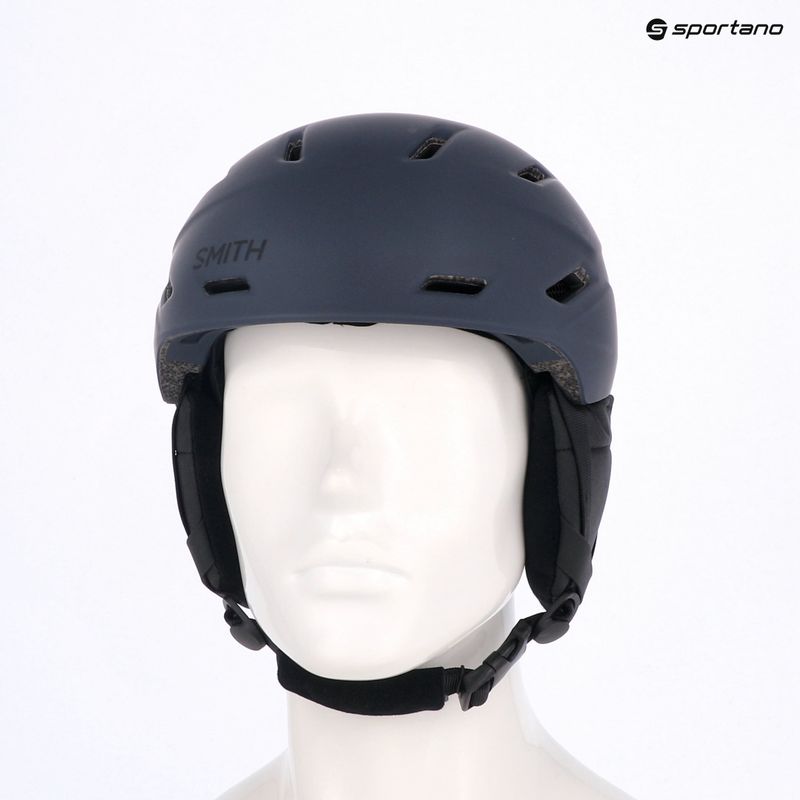 Smith Mission casco da sci opaco midnight navy 7