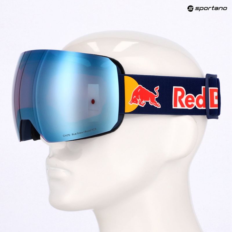 Occhiali da sci Red Bull SPECT Chute blu/viola con specchio blu/neve nuvolosa 7