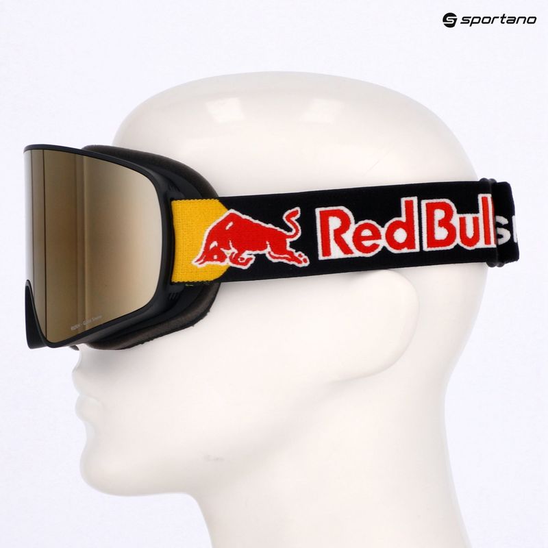 Occhiali da sci Red Bull SPECT Rush nero/oro - arancio con specchio oro 6